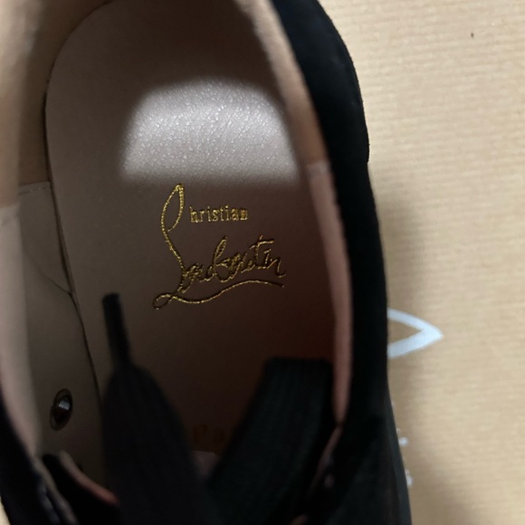 Black Fashion Sneakers with Studded Design - Picture 3 of 5